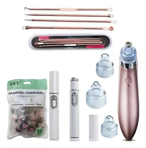 RevitaPore™  – Removedor de Cravos Elétrico com Sucção Profunda e 4 Ponteiras