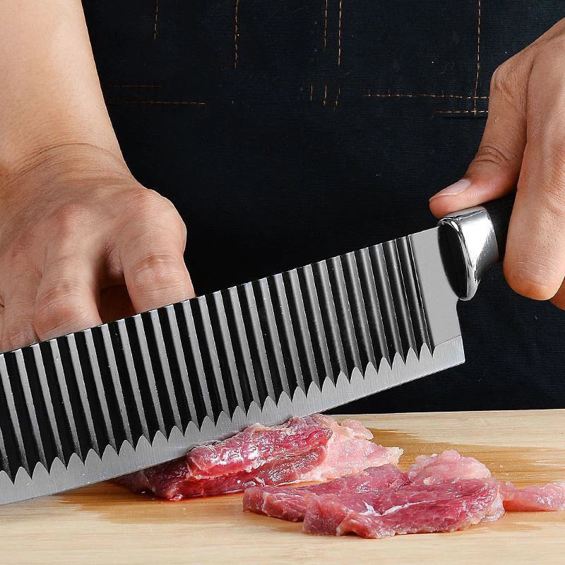 Kit Antiaderente Profissional De Cozinha De Aço Inoxidável Com 6 Facas